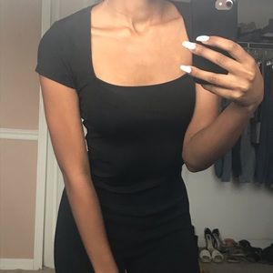 Square neck bodysuit